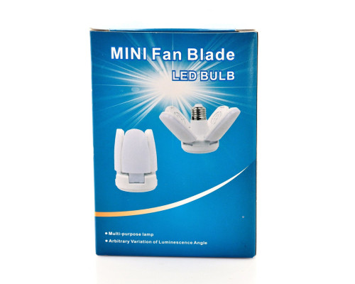 Лампочка складана світлодіодна 4 лопаті E27 KK-202 Mini fan blade bulb Лампочка складана світлодіодна 4 лопаті E27 KK-202 Mini fan blade bulb