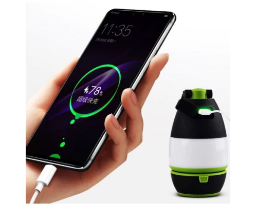 Кемпінговий світлодіодний ліхтар трансформер 3 в 1 з функцією powerbank SHAYING Кемпінговий світлодіодний ліхтар трансформер 3 в 1 з функцією powerbank SHAYING
