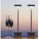 Світлодіодна настільна лампа із сенсорним керуванням на акумуляторі Tablelamp Black 3 режими підсвітки