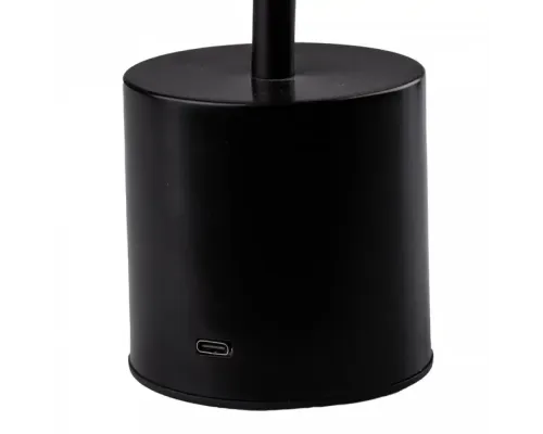 Світлодіодна настільна лампа із сенсорним керуванням на акумуляторі Tablelamp Black 3 режими підсвітки Світлодіодна настільна лампа із сенсорним керуванням на акумуляторі Tablelamp Black 3 режими підсвітки
