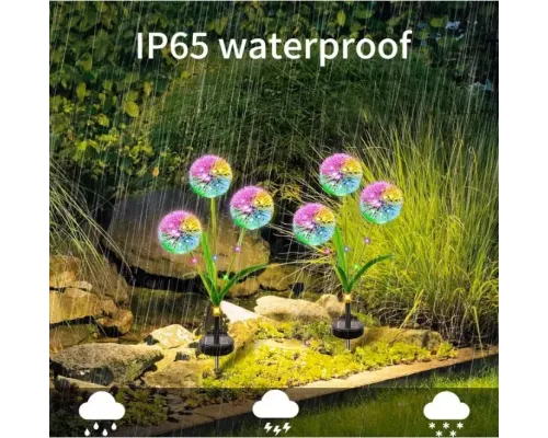 Садовий ліхтар на сонячній батареї Кульбаби Dandelion Garden Lights Садовий ліхтар на сонячній батареї Кульбаби Dandelion Garden Lights