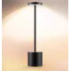 Світлодіодна настільна лампа із сенсорним керуванням на акумуляторі Tablelamp Black 3 режими підсвітки