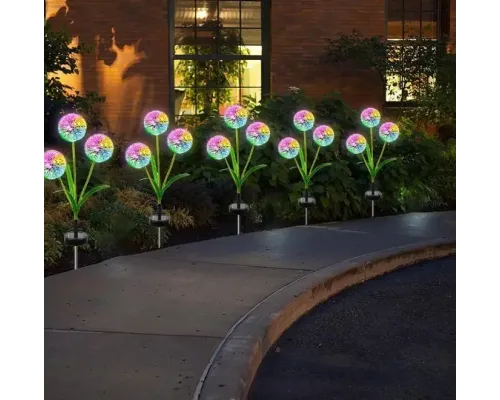 Садовий ліхтар на сонячній батареї Кульбаби Dandelion Garden Lights Садовий ліхтар на сонячній батареї Кульбаби Dandelion Garden Lights