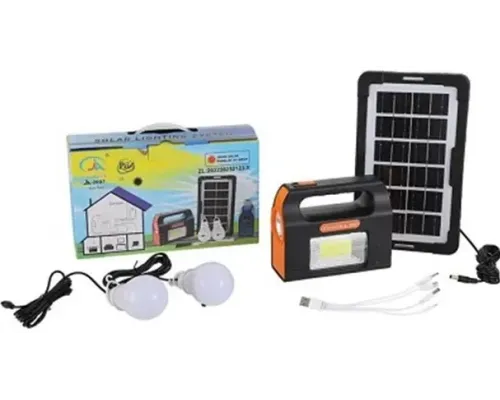 Сонячна зарядна станція + LED ліхтар Junai JA-2007 з лампочками + Power Bank Сонячна зарядна станція + LED ліхтар Junai JA-2007 з лампочками + Power Bank