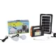 Сонячна зарядна станція + LED ліхтар Junai JA-2007 з лампочками + Power Bank