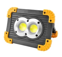 LL-802 Автономний переносний прожектор 20w COB+1W+Power Bank (2 АКБ у комплекті)