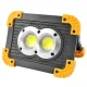 LL-802 Автономний переносний прожектор 20w COB+1W+Power Bank (2 АКБ у комплекті)