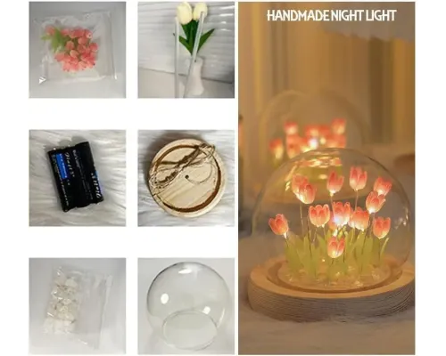 Ночник светодиодный тюльпаны умелые ручки Spherical lamp HA-42, Лампа-тюльпан DIY Ночник-тюльпан Ночник светодиодный тюльпаны умелые ручки Spherical lamp HA-42, Лампа-тюльпан DIY Ночник-тюльпан