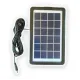 Портативна автономна сонячна система Solar Light AT-9016 похідний переносний ліхтар із функцією павербанк
