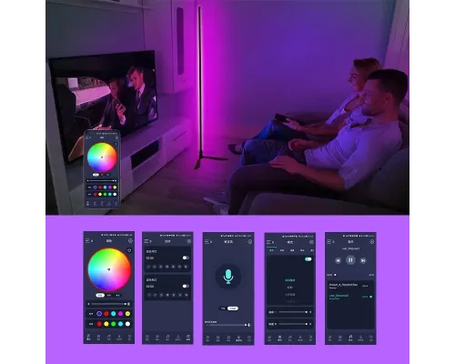 Напольная Лампа 1.4 m для спальни RGB светодиодная Напольная Лампа для спальни, HA-10 Напольная Лампа 1.4 m для спальни RGB светодиодная Напольная Лампа для спальни, HA-10