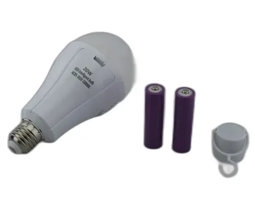 Энергосберегающая лампа 20w с 2 сменными аккумуляторами и зарядкой 18650, Rainberg P920