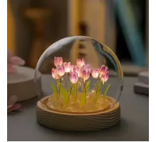 Ночник светодиодный тюльпаны умелые ручки Spherical lamp HA-42, Лампа-тюльпан DIY Ночник-тюльпан