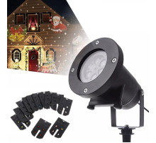 Лазерна установка Festival Projection Lamp вуличний проєктор з 12 змінними слайдами та пультом