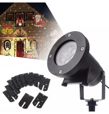 Лазерная установка Festival Projection Lamp уличный проектор с 12 сменными слайдами и пультом