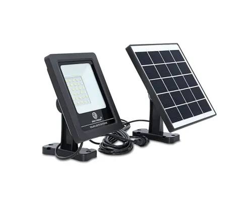 Ліхтар настінний із датчиком руху та сонячною панеллю Easy Power EP-026b Чорний