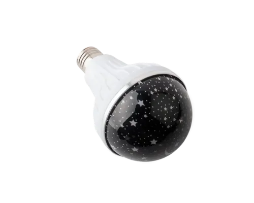 Лампа проєктор зоряного неба на патрон Master Bulb601-HX 6Вт, нічник, 3 кольори світіння, 220 В Лампа проєктор зоряного неба на патрон Master Bulb601-HX 6Вт, нічник, 3 кольори світіння, 220 В