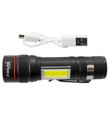 Ліхтарик ручний акумуляторний Bailong BL-520 T6 + COB