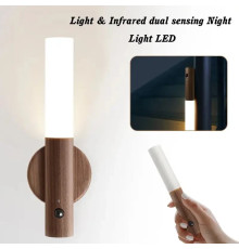 Лампа, світильник LED з датчиком руху та вбудованим акумулятором на 500Mah Induction lamp