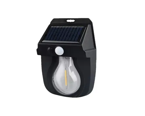 Ліхтар на сонячній батареї з датчиком руху Solar Wall Lamp COBA CL-118 Ліхтар на сонячній батареї з датчиком руху Solar Wall Lamp COBA CL-118