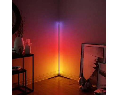 Підлогова кутова RGB-лампа торшер з пультом керування 1,2 м Кутовий підлоговий нічник світильник Підлогова кутова RGB-лампа торшер з пультом керування 1,2 м Кутовий підлоговий нічник світильник