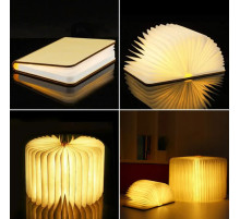 Настольная лампа светильник в виде книги Foldable Book Lamp Ночник для детской комнаты 7259