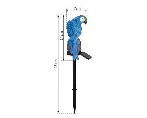 Садовий ліхтар SOLAR PARROT на сонячній батареї Папуга Садовий ліхтар SOLAR PARROT на сонячній батареї Папуга