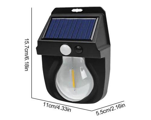 Ліхтар на сонячній батареї з датчиком руху Solar Wall Lamp COBA CL-118 Ліхтар на сонячній батареї з датчиком руху Solar Wall Lamp COBA CL-118