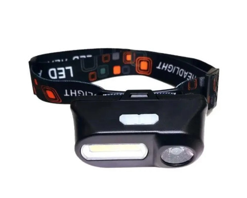Налобний ліхтар BL 1801A/1804A COB XPE + сенсор 18650 USB charge ⁇ Ліхтарик на голову акумуляторний