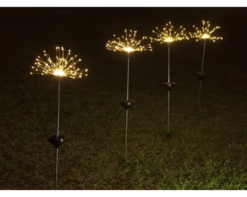 Ліхтар садовий Феєрверк на сонячній батареї 90 led HA-38 Ліхтар садовий Феєрверк на сонячній батареї 90 led HA-38