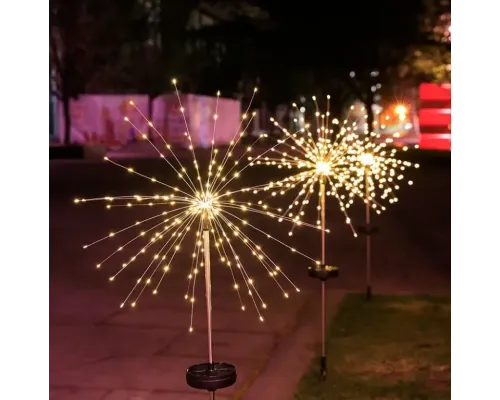 Ліхтар садовий Феєрверк на сонячній батареї 90 led HA-38 Ліхтар садовий Феєрверк на сонячній батареї 90 led HA-38
