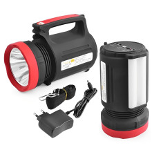 Потужний ліхтар-прожектор переносний LED Yajia YJ-2886 Black ручний
