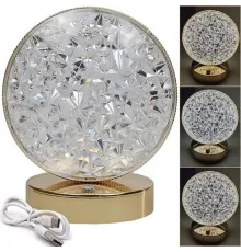 Настільна лампа з кристалами та діамантами Creatice Table Lamp 19 4 Вт