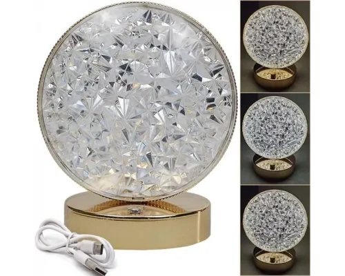 Настільна лампа з кристалами та діамантами Creatice Table Lamp 19 4 Вт Настільна лампа з кристалами та діамантами Creatice Table Lamp 19 4 Вт