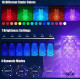 Настільна акумуляторна лампа з пультом 22 см нічник Троянда з пультом RGB Crystal Rose.