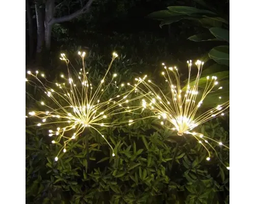 Ліхтар садовий Феєрверк на сонячній батареї 90 led HA-38 Ліхтар садовий Феєрверк на сонячній батареї 90 led HA-38