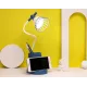 Лампа на гнучкій ніжці DESKTOP LAMP EL-2176 синій з функцією Powebank 1200mAh, тримачем телефона