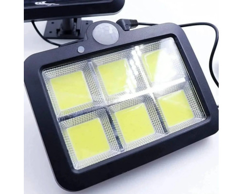 LED — вуличний світильник SL-F120 на сонячних батареях, автономний вологостійкий із датчиком руху для двору