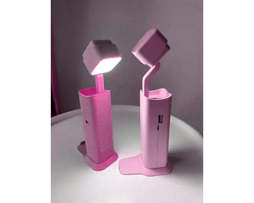 Настільна лампа-ліхтар Power Bank XANES. Рожевий і зелений Настільна лампа-ліхтар Power Bank XANES. Рожевий і зелений