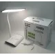 Настільна гнучка акумуляторна лампа digad 1937 з USB для роботи та навчання 48 LED 4W, біла