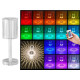 Декоративний LED світильник Crystal light, з пультом ДК/Настільна акумуляторна лампа