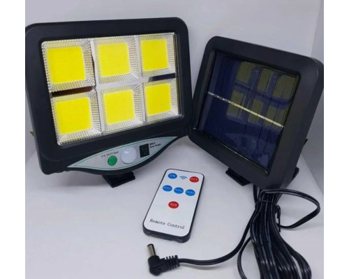 LED — вуличний світильник SL-F120 на сонячних батареях, автономний вологостійкий із датчиком руху для двору