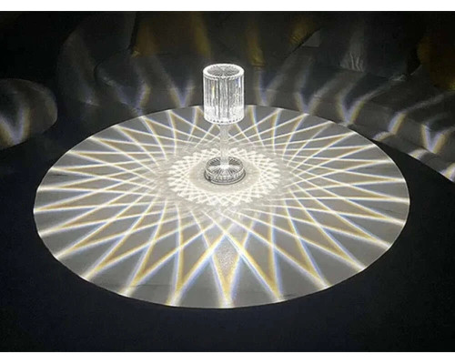 Декоративний LED світильник Crystal light, з пультом ДК/Настільна акумуляторна лампа Декоративний LED світильник Crystal light, з пультом ДК/Настільна акумуляторна лампа
