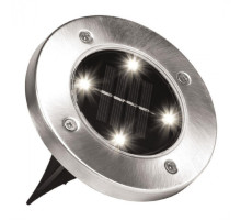 Вуличний світильник на сонячній батареї Solar Disk 8led-dm8 — садовий ліхтар