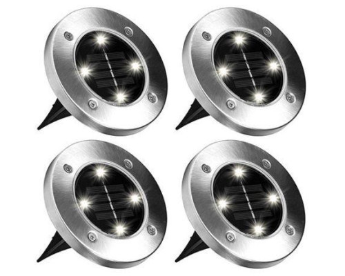 Вуличний світильник на сонячній батареї Solar Disk 8led-dm8 — садовий ліхтар Вуличний світильник на сонячній батареї Solar Disk 8led-dm8 — садовий ліхтар