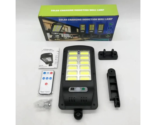 Вуличний ліхтар на сонячній батареї LED Solar Street Light BK-128B-12COB з датчиком руху та пультом Вуличний ліхтар на сонячній батареї LED Solar Street Light BK-128B-12COB з датчиком руху та пультом