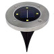 Вуличний світильник на сонячній батареї Solar Disk 8led-dm8 — садовий ліхтар