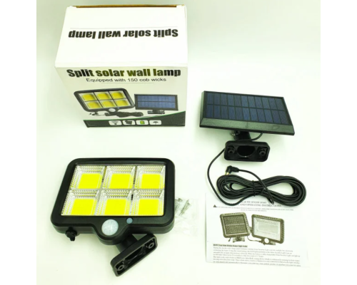 Вуличний ліхтар із датчиком руху Split Solar Wall Lamp на сонячній батареї nf-160c Вуличний ліхтар із датчиком руху Split Solar Wall Lamp на сонячній батареї nf-160c