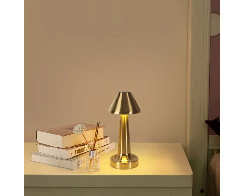 Настільна лампа металева з акумулятором Table Lamp Настільна сенсорна LED-лампа Настільна лампа металева з акумулятором Table Lamp Настільна сенсорна LED-лампа