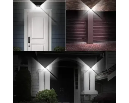 Вуличний світильник світлодіодний LED прожектор із датчиком руху Wall lamp LF-1728A Вуличний світильник світлодіодний LED прожектор із датчиком руху Wall lamp LF-1728A