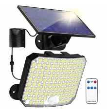 Світильник на сонячній батареї з датчиком руху Solar wall lamp BL-104-SMD